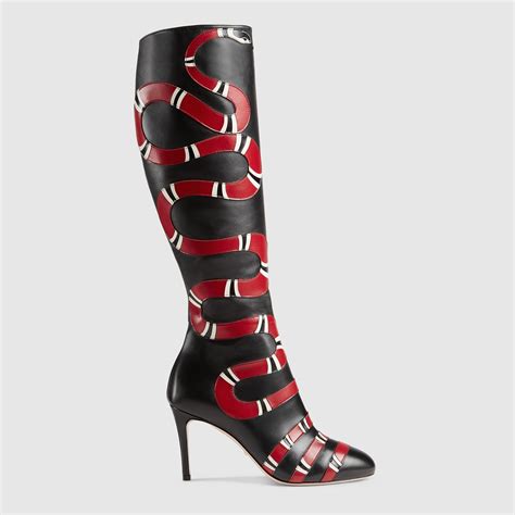 womens gucci snake boots|Gucci snake boots for women.